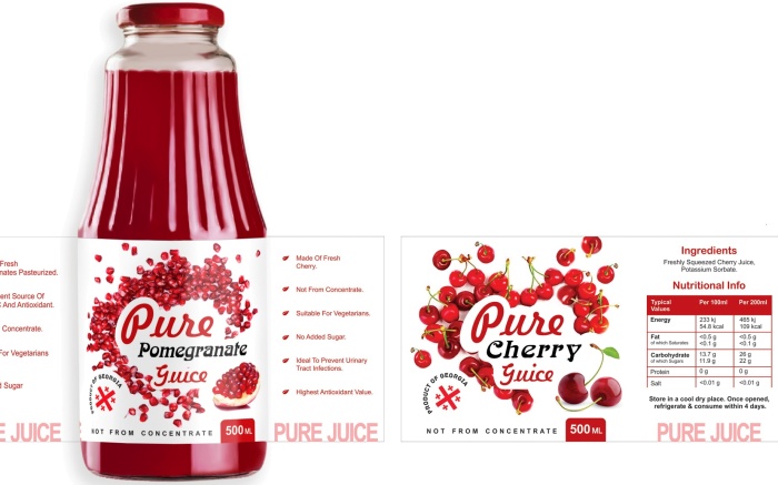 Design For Juice Label