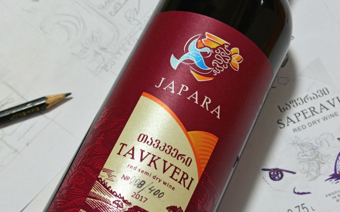 Japara- logo & label design