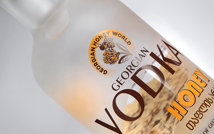 Honey Vodka Design - Print on Bottle